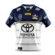 Camisola North Queensland Cowboys Rugby Equipamento Segundo 2021 Manga Curta